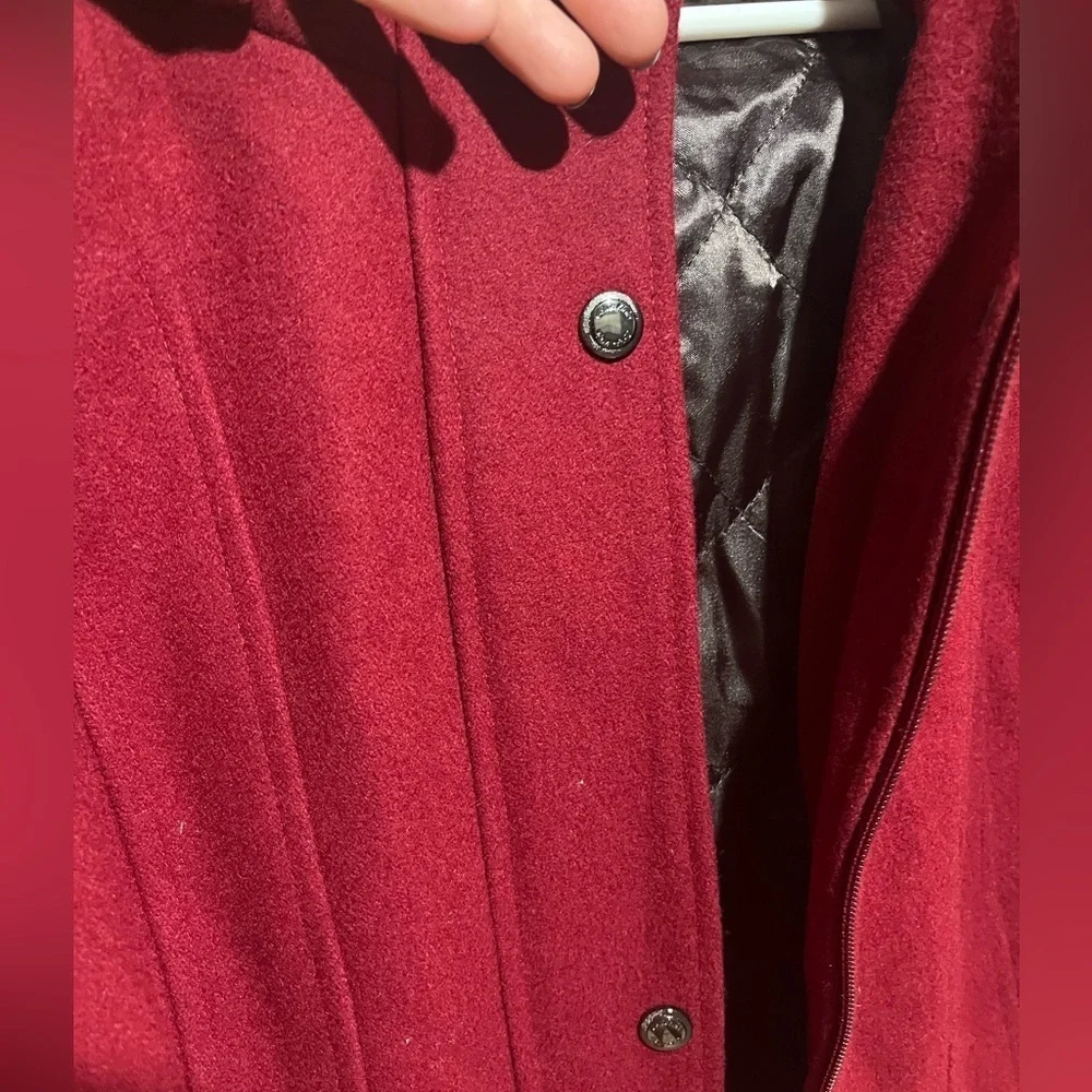 Cranberry red Calvin Klein coat - Picture 6 of 8